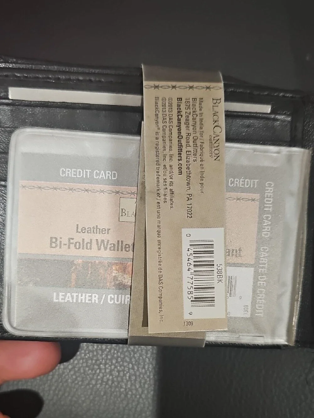 Black Leather Wallet